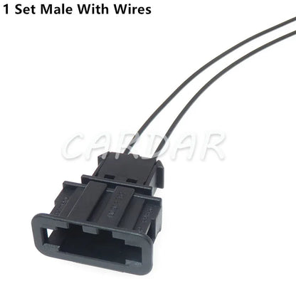 2 Pin 1J0 972 752 1J0 972 762 Electrical Blower Fan Motor Pigtail Wire Socket Automotive Connector 1J0972762 1J0972752