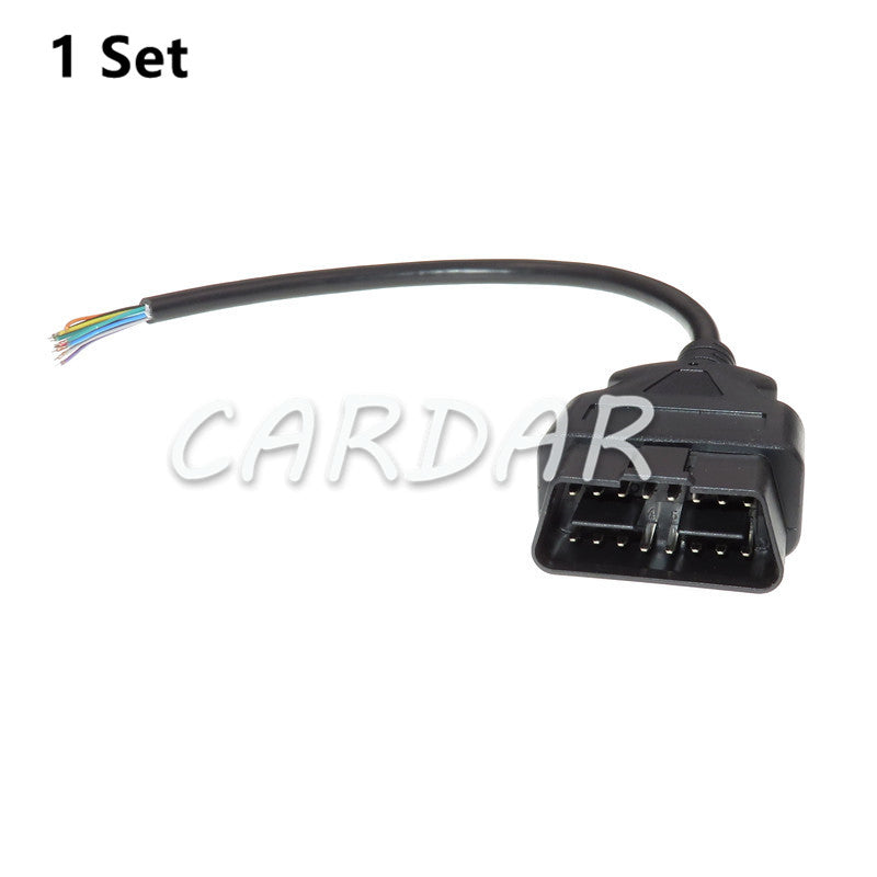 16 Pin OBD2 OBD-II J1962M Auto Car Accessories Diagnostic Extension Cable Wiring Harness Connecto