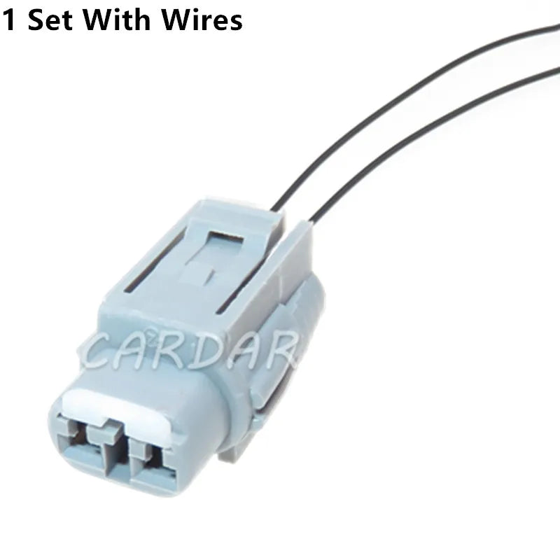 2 Pin Car Wiring Terminal Cable Harness Socket Automobile Adapter Grey Auto Waterproof Plug