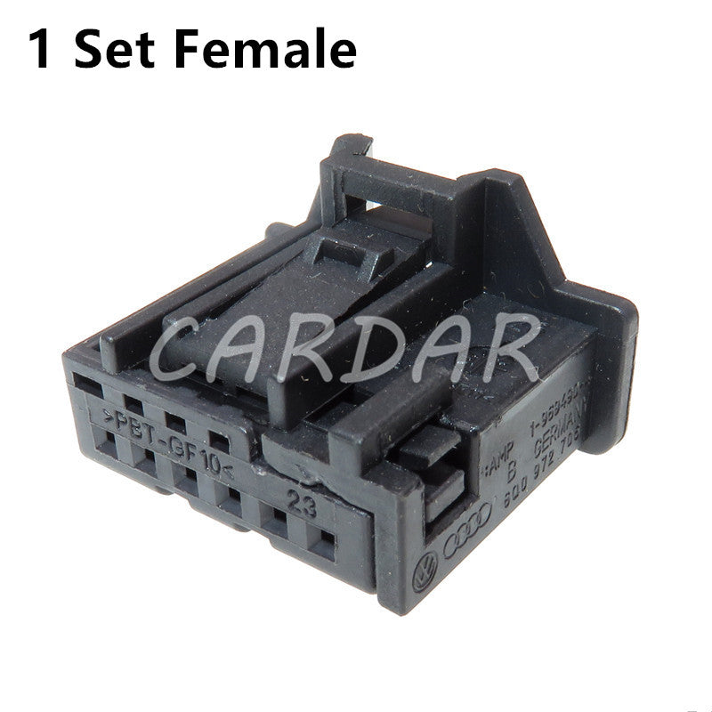 1-969490-4 6Q0972716 Sunroof Reading Light Plug Rearview Mirror Switch Socket Auto Electrical 6 Pin Connector For VW Audi