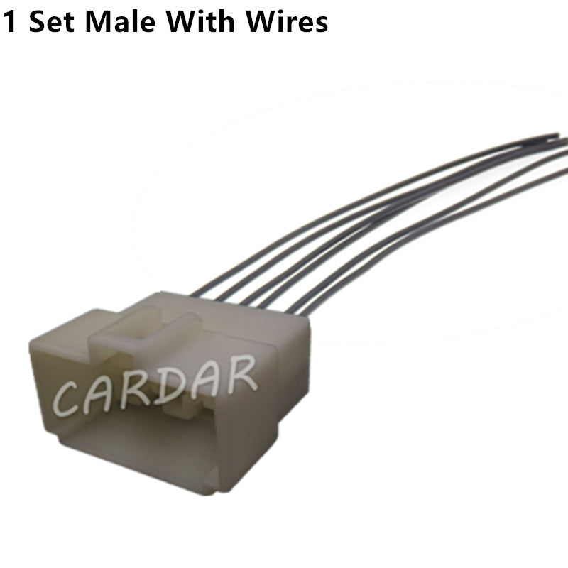 6 Pin 6.3 Series Connector Wiring Socket With Pins
