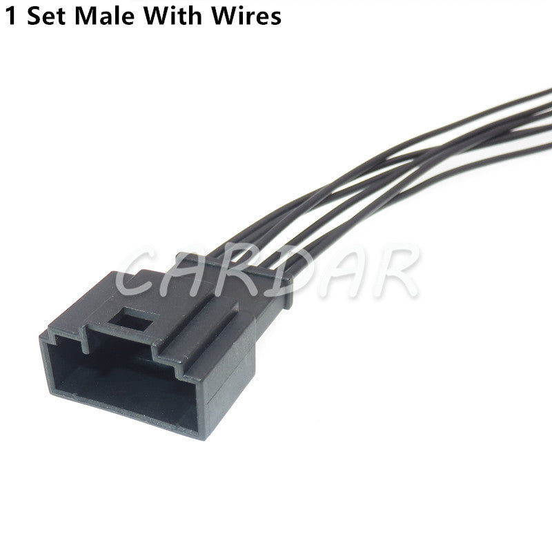 1-969490-4 6Q0972716 Sunroof Reading Light Plug Rearview Mirror Switch Socket Auto Electrical 6 Pin Connector For VW Audi