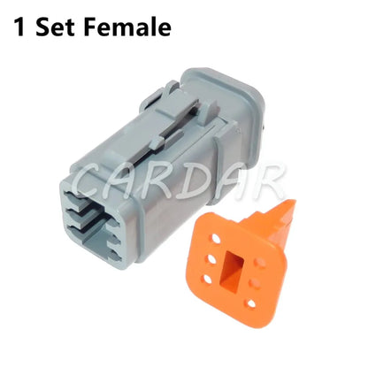 6 Pin 1.6 Series Waterproof Connector DT04-6P-E008 DT04-6S-E008 Automobile Wiring Terminal Socket