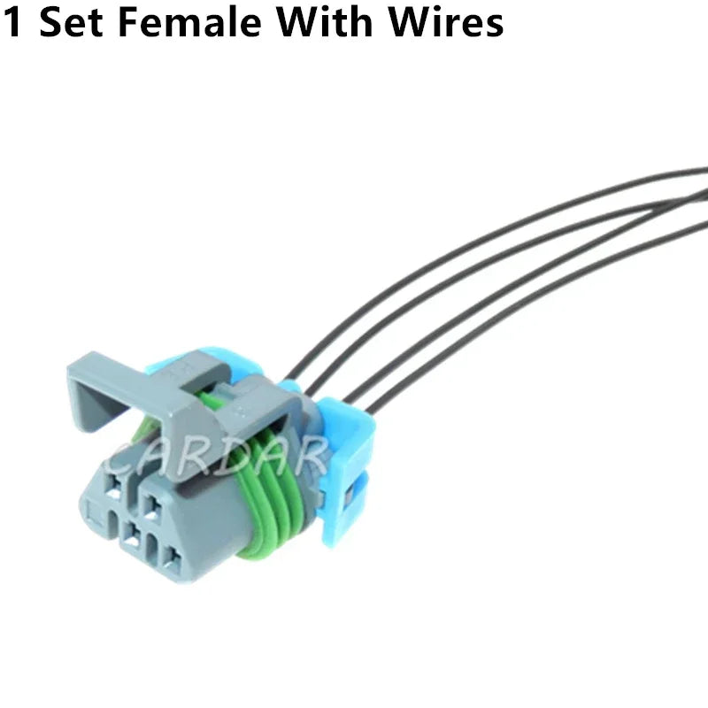 4 Pin 1.65 Series Automotive Oxygen Sensor Wire Harness Waterproof Socket For Buick