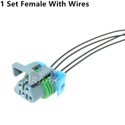 4 Pin 1.65 Series Automotive Oxygen Sensor Wire Harness Waterproof Socket For Buick