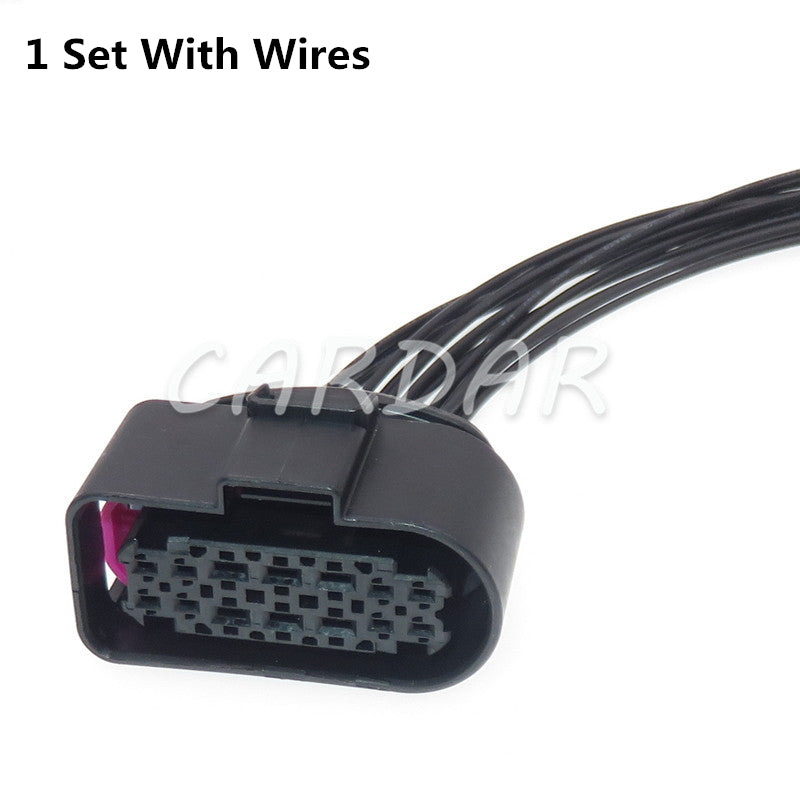 14 Pin 3C0 973 737 Auto Car LED Light Lamp Giexceed Cable Socket 3C0973737 Automotive Waterproof Connector 6189-7103 For VW Audi