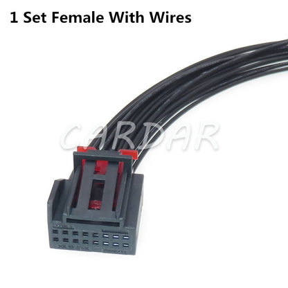 16 Pin 1K0972928 1K0 972 928 Automatic Air Conditioning Control Panel Connector Rearview Mirror Socket For VW Audi