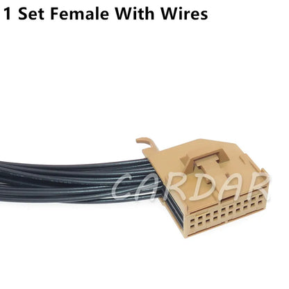 20 Pin Automobile Gateway Computer Controller Wire Harness Socket For VW 8E0972420 1534110-2 443971883B 969422-1