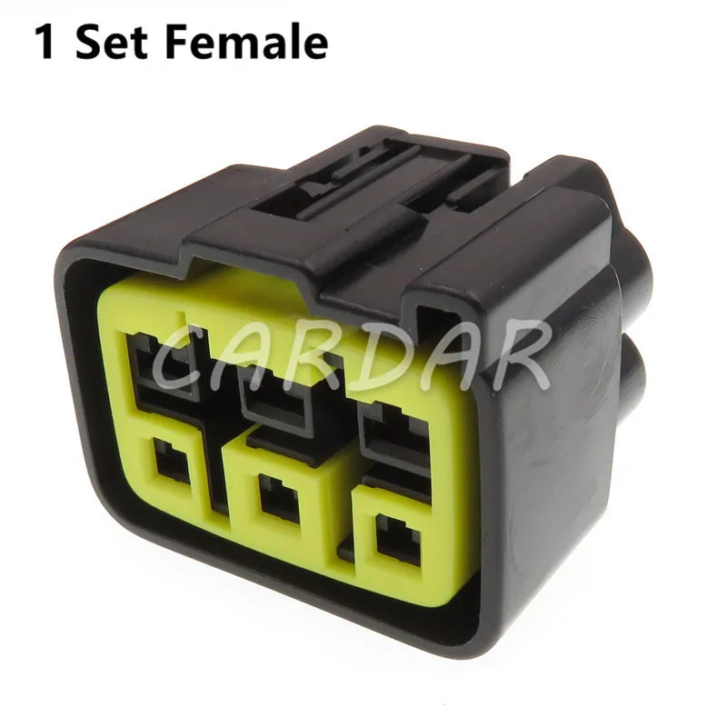 6 Pin FSW-C-6F-B Wire Harness PCB Socket Waterproof Automotive MotoCycle Connector
