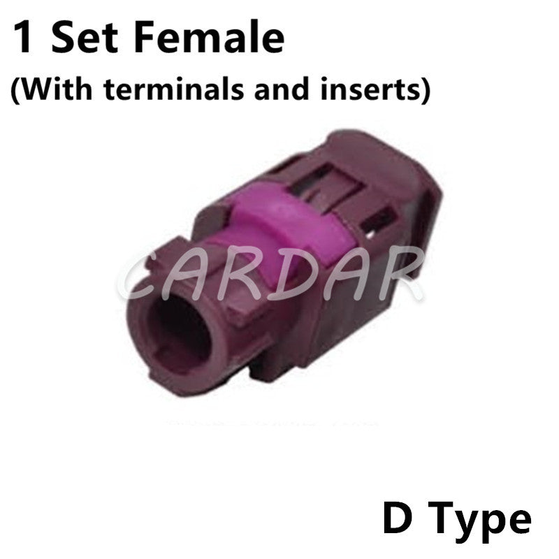 LVDS 4 Pin Connector Female Automotive Socket Universal Auto Modification Plug