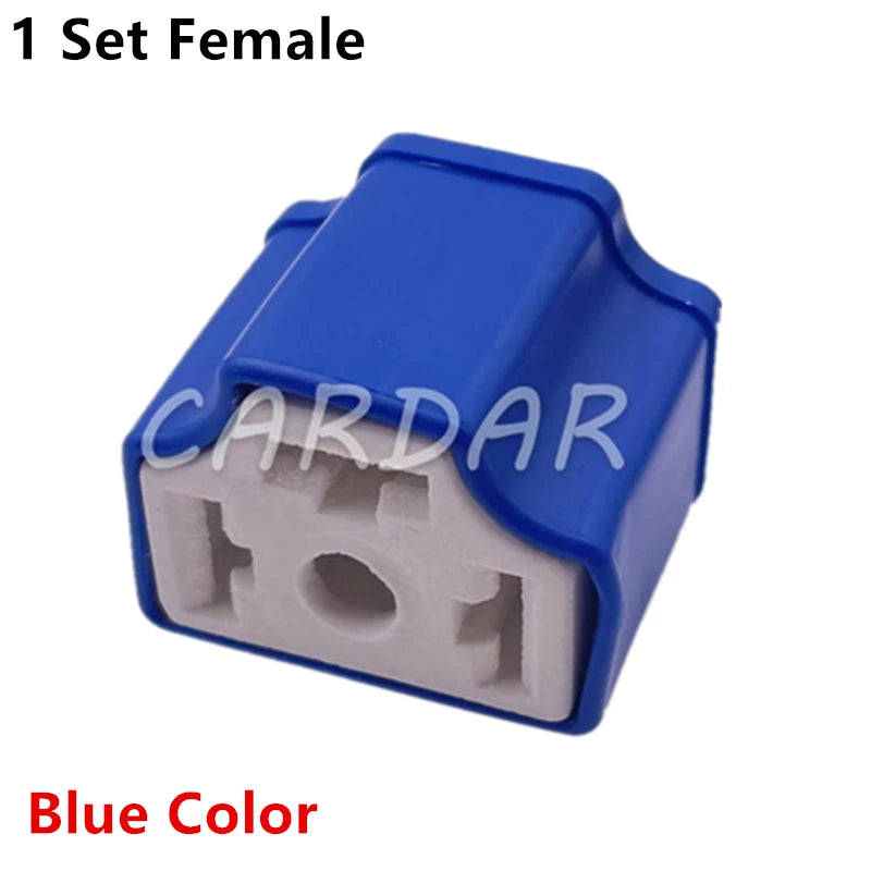 3 Pin 7.8 Series H4-2A Automobile Light Bulb Plug Ceramic High Temperature Resistant Socket H4 Auto Relay Lamp Holder