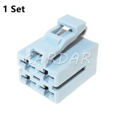 4 Pin 6.3 Series Grey Large Current Plastic Housing Electric Wire Cable Unsealed Socket With Terminal
