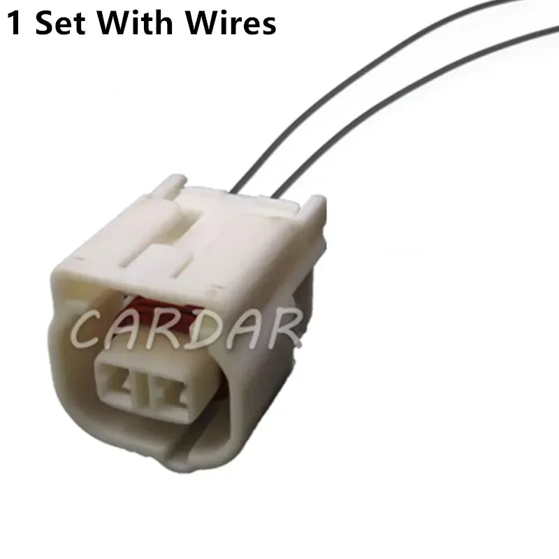 2 Pin Auto Wire Harness Socket 6189-0641 White Car Plastic Housing Unsealed Connector with Terminals