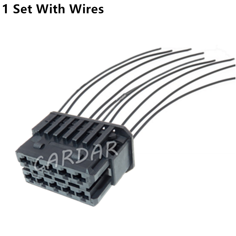 10 Pin 3.5 Series Automobile Unsealed Connetor With Terminal 1418994-1 Car Wiring Socket Auto Parts