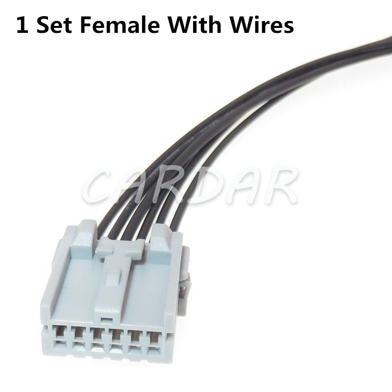 6 Pin 1.2 Series Car Steering Lock Cable Harness Socket For Nissan 7282-5978-40 7283-5978-40