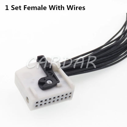 18 Pin Car Plastic Housing Unsealed Wire Connector 1379100-2 Miniature Automotive Socket 2-967416-1 2-965777-1