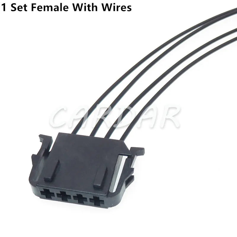 4 Pin 191972704 Automotive Male Famale Electric wire Harness Socket 1-929591-1 Wiring Connector with Terminals For BMW VW