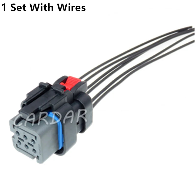 6 Pin 1.6 Series 776433-2 Auto Socket Grey Car Waterproof Plug Plastic Housing Electric Cable Socket