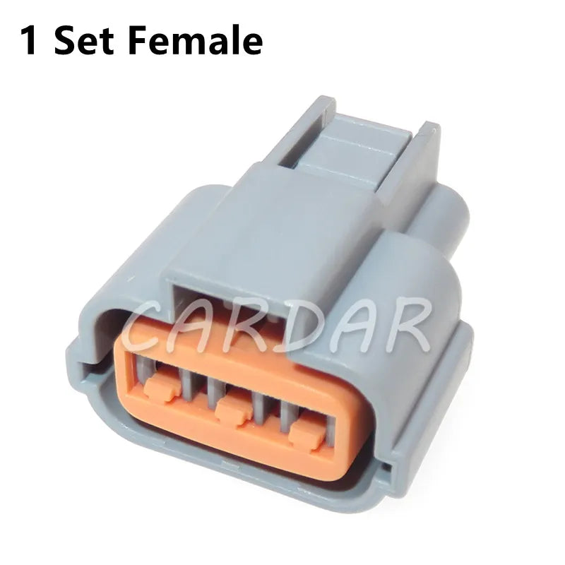 3 Pin 6195-0012 High-Voltage Pack Ignition Coil Waterproof Connector Car Female Socket PU465-03127 PU475-03900 with Terminal and Rubber Seal For Mitsubishi