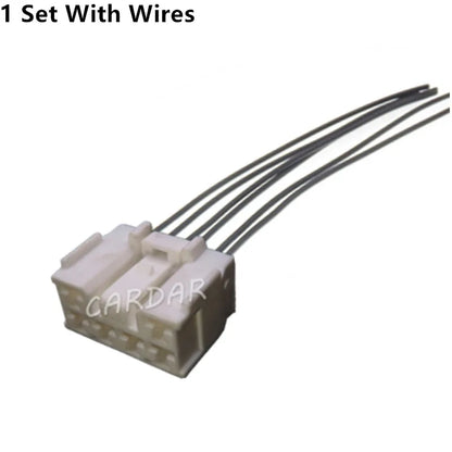 6 Pin Auto Cable Connector Automobile Unsealed Socket Car Plastic Housing Plug 6520-1465
