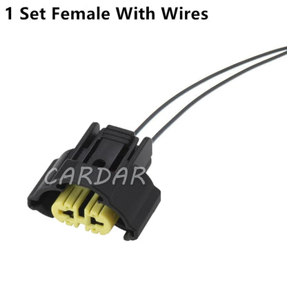 2 Pin 6189-0935 Fog Lamp Socket Automotive Connector Equivalent For Japanese IAT MAT Applications Mazda Toyota