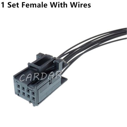 8 Pin 0.6 Series Miniature Connector Car Male Female Plastic Housing Wiring Terminal Socket PPI000811 PPI000812