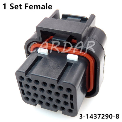 26 Pin 1473416-1 1473416-2 3-1437290-7 3-1437290-8 Auto ECU Connector 6437288-6 Car Computer Socket Waterproof Sealed Plug
