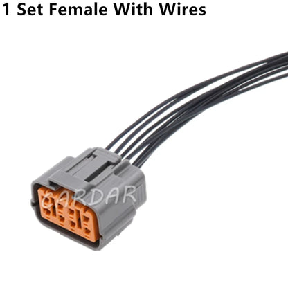 8 Pin 6195-0054 6195-0051 Car Wire Harness Electrical Connector Auto Waterproof Socket For Mazda Nissan Toyota