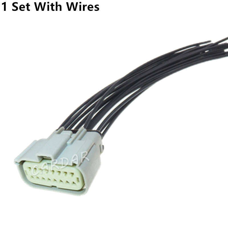 16 Pin 33472-1816 33472-1602 Auto Headlamp Rearview Mirror Cable Harness Waterproof Electrical Socket For Mondeo