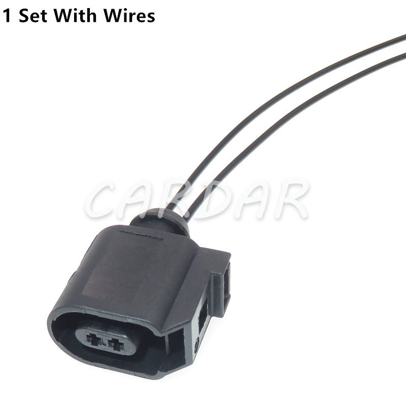 2 Pin 6E0 973 702 Sealed Rear ABS Sensor Connector Plug Wiring Socket For VW Audi Phaeton