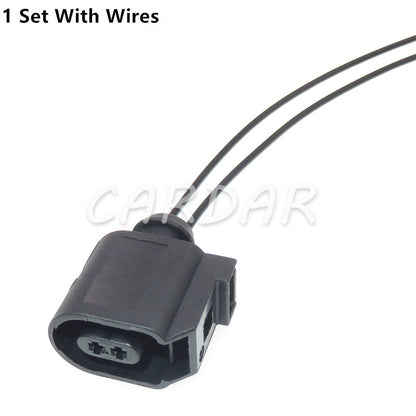 2 Pin 6E0 973 702 Sealed Rear ABS Sensor Connector Plug Wiring Socket For VW Audi Phaeton