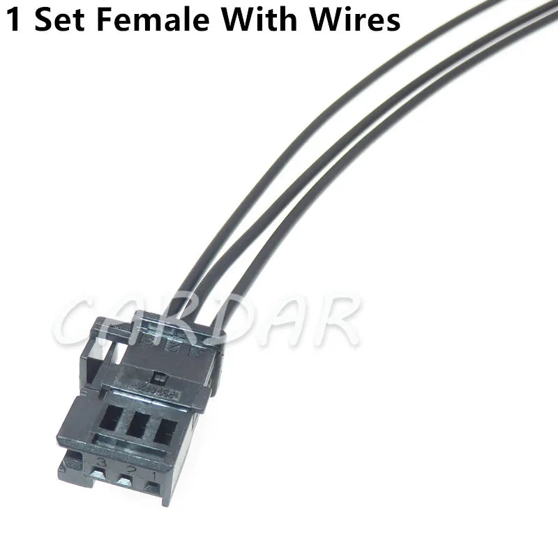 3 Pin 953698-1 953697-1 Auto Cable Harness Plug Male Female Docking Unsealed Socket