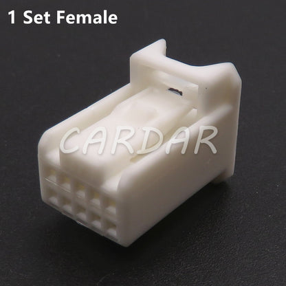 10 Pin 0.7 Series Miniature Automotive Anti-glare Rearview Mirror Wiring Socket For Toyota Lexus 12368 6098-3869 6098-3909