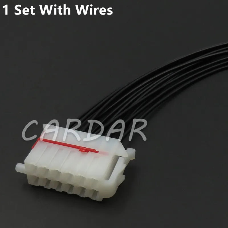 12 Pin 3.5 Series 357 945 971 White Wire Socket Automotive Wiring Terminal Plug 357945971 Connector 928569