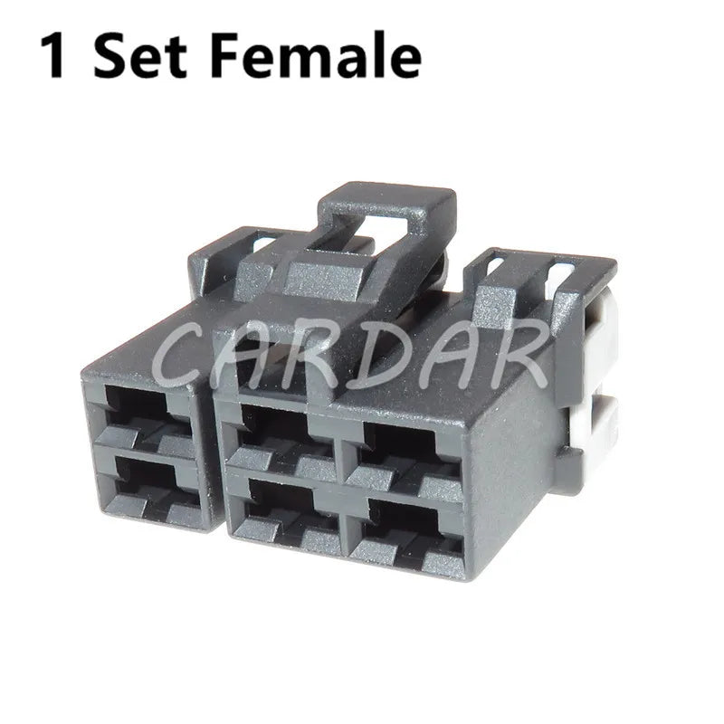 6 Pin 7123-6366-30 6.3mm Car Auto Electrical Wiring Cable Socket Plug