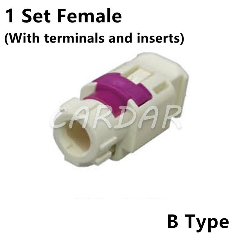 LVDS 4 Pin Connector Female Automotive Socket Universal Auto Modification Plug