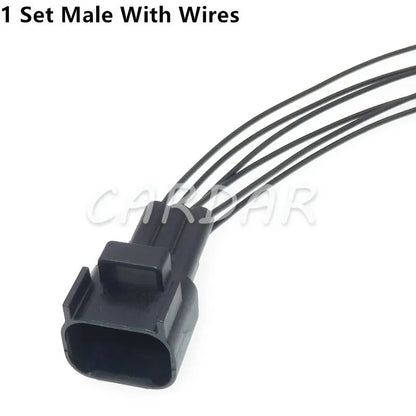 6 Pin 1.5 Series Automobile Rear Taillight Wiring Harness Male Plug Female Socket For Land Rover