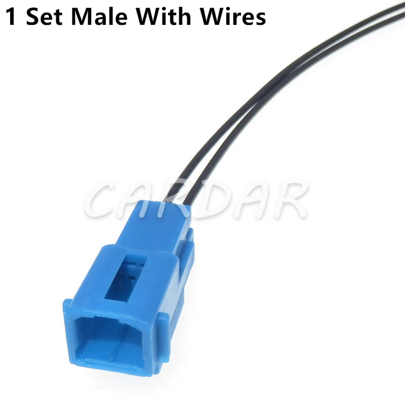 2 Pin 174463-1 Plastic Housing Automotive Connector Car Audio Dedicated Instrument Panel Wiring Socket For Mazda