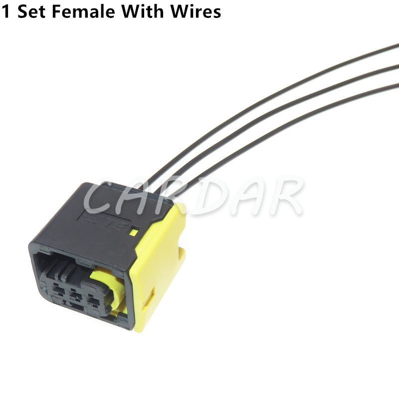 3 Pin 1-1418448-1 1-1670730-1 Waterproof Female Plugs Auto Car Connector For Benz BMW