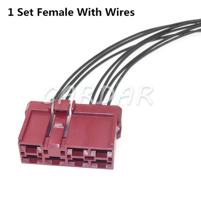 7 Pin 6098-0214 6098-0212 Auto High Current Unsealed Socket Plastic Housing Wiring Harness Connector Car Adapter