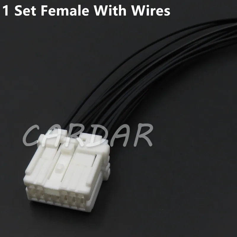 12 Pin 1.2 Series Automobile Plastic Housing Unsealed Wire Cable Socket MG643009 7282-5988 MG653012 7283-5988