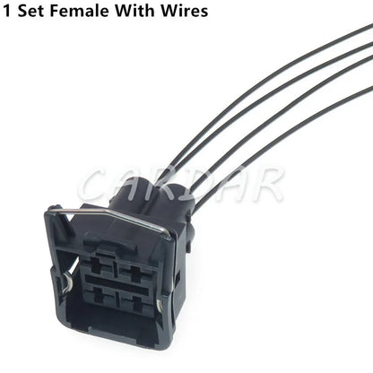 4 Pin Auto Connector 6.3 Series Socket For VW With Terminals 357941165