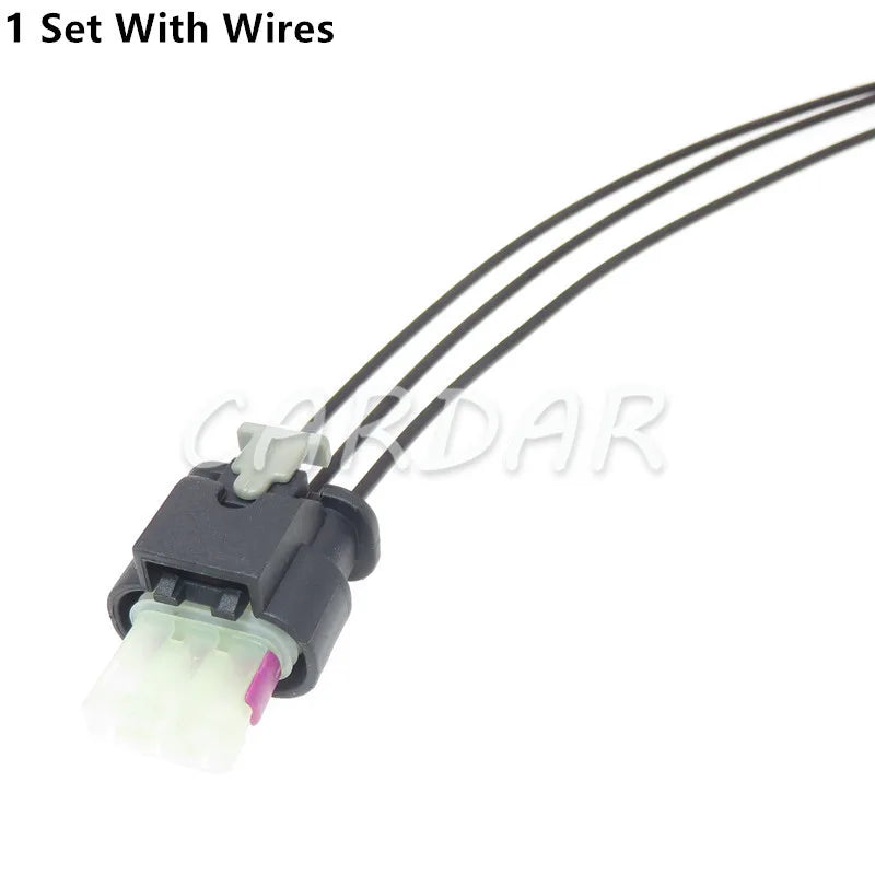 3 Pin 2-1718644-1 Car Waterproof Connector Electrical Plug Socket For VW Audi