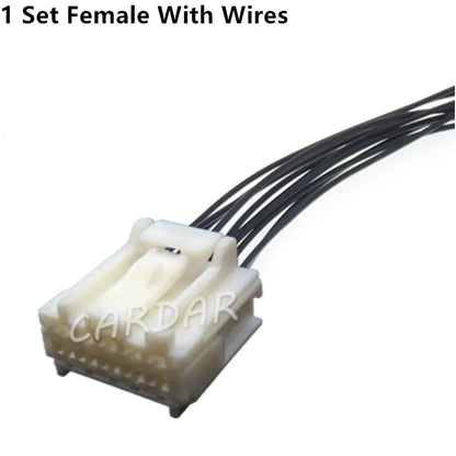 10 Pin 1.5 Series Car Wiring Terminal Unsealed Connector 6098-7343 6098-7346 Auto Male Plug Female Socket
