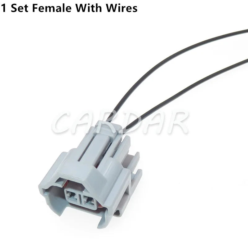 2 Pin Nippon Denso 6189-0060 Automotive Connector Waterproof Top Slot Fuel Injector Connector