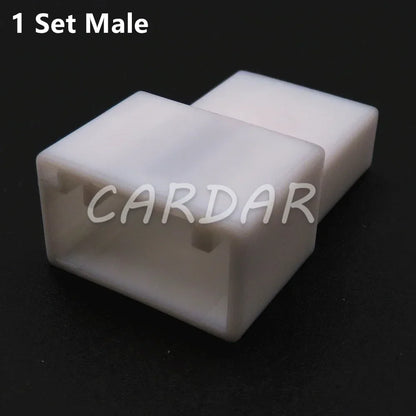 14 Pin White Connector Miniature Auto Male Female Docking Wiring Socket Car Electric Cable Harness Composite Plug