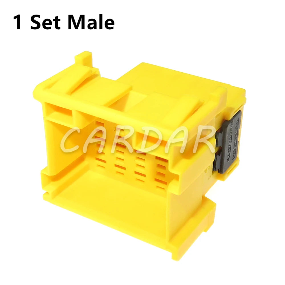 15 Pin Yellow Automotive Power Amplifier Male Female Docking Plastic Housing Unsealed Socket 1-967628-3 1-967623-3