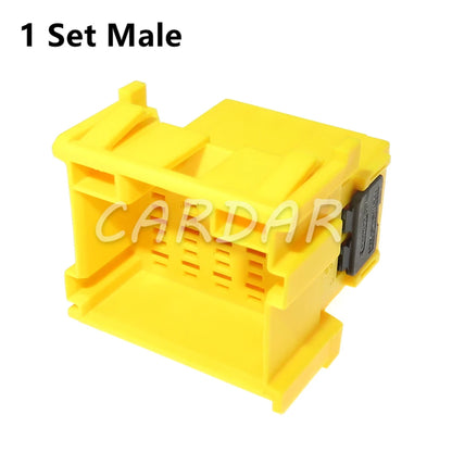 15 Pin Yellow Automotive Power Amplifier Male Female Docking Plastic Housing Unsealed Socket 1-967628-3 1-967623-3