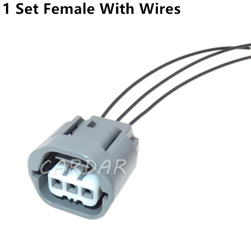 3 Pin Car Socket 6189-0734 Automobile Wire Electrical Adapter Auto Modification Connector Parts