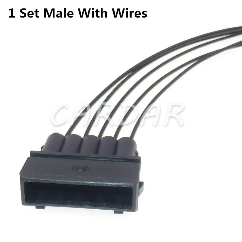 5 Pin 357 972 755 357972755 Waterproof Auto Car Connector Sealed Sockets For VW